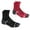 Black/Cherry Pink, variant on Regatta Womens Outdoor Boot Socks (Pack of 2)