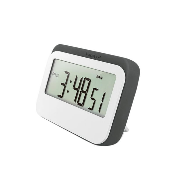 Temporizador de cocina digital funciones con temporizador y función de cronómetro, Gris