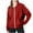 Red, variant on Teen Full Zip Sweatshirts Jacket, Kids Solid Cute Sports Long Sleeve Track Jackets with Pockets Khaki 130