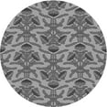 thumbnail image 1 of Ahgly Tapis d'Intérieur Lavable en Machine Carré Gris Foncé, 3 Pieds Carré, 1 of 7