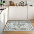 thumbnail image 2 of Wondo 2'x3' Boho Rugs for Entryway, Washable Kitchen Rugs Ultra-Thin Soft Rug, Non Slip Indoor Door Mat Stain Resistant for Bathroom Bedroom,Beige, 2 of 8