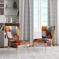 thumbnail image 2 of Designart « Geometric Forms in Cubism I » Fauteuil d'Appoint Rembourré Turquoise Cubisme - Fauteuil Moderne pour Chambre, 2 of 7