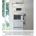 thumbnail image 3 of Yamazaki Home Storage Rack - Three Sizes, White, Steel, 67-Inch (Fridge), Supports 64.9 pounds, Adjustable, 3 of 7