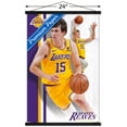 thumbnail image 3 of NBA Los Angeles Lakers - Austin Reaves 24 Wall Poster with Magnetic Frame, 22.375" x 34", 3 of 5