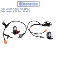 thumbnail image 4 of Unique Bargains 4pcs Front Rear Left Right ABS Sensor Wheel Speed Sensor No.57455-SDC-013 for Honda Accord 2003-2007, 4 of 7
