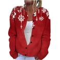 thumbnail image 2 of Sudadera de manga larga con capucha y bolsillos para mujer, estilo casual, con estampado de moda, de poliéster, 2 of 5