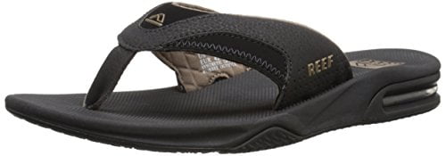 reef fanning mens sandals bottle opener flip flops