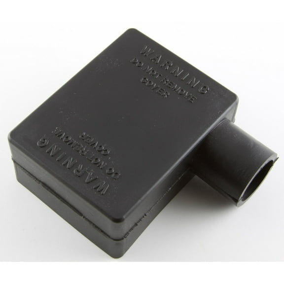 3/0 Ga. Black Left Elbow Copper Battery Terminal Covers (1 per pack)