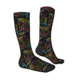 thumbnail image 3 of Balery Color Summer Printed Novelty Socks Men's Women's Crew Socks Sports Socks Knee High Socks Cotton Socks Quirky and Cool Socks, 3 of 9