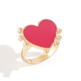 thumbnail image 6 of Gold Plated Heart Ring for Women Dripping with Love Beads, Romantic and Elegant Design, Perfect Gift for Her, 6 of 6