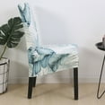 thumbnail image 3 of Large Dining Chair Covers,XL Stretch Printed Chair Protector Universal Removable Washable Anti-Dust Modern Spandex Chair Slipcovers for Kitchen Hotel Wedding-6 Pcs-B, 3 of 9
