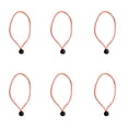 thumbnail image 1 of 6 piezas/cm/9,4\\\'\\\' Cordón elástico resistente de 4 mm naranja, 1 of 6