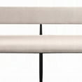 thumbnail image 5 of ACME Jaramillo Bench, Beige Chenille & Black Finish, 5 of 8