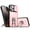 Pink, variant on TECH CIRCLE for iPhone 17 6.3" Rugged Case with Built-in Slide Camera Cover, 360° Rotating Ring Kickstand, Dual Layer Protective Back Cover, Blue