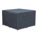 thumbnail image 1 of Protective cover 112x112cm dark gray - Square cover in PA coated polyester for garden tables Firenze 4. Vasto 8. Vabo 8 and Cubo 8 - Dark gray, 1 of 5