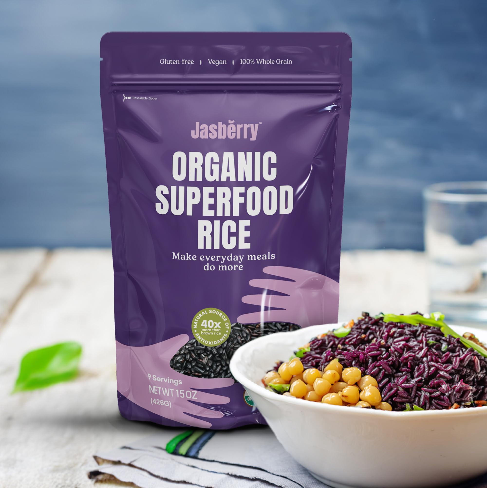 Jasberry Superfood Rice 15 oz (Pack Of 6)