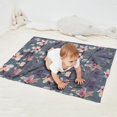 thumbnail image 2 of Pioneer Flower Floral Print Pattern Blanket,Comfortable Soft Flannel Throw Blanket,All Season,Warm Lightweight Blankets for Sofa Bed Couch Living Room Chair,30"x40", 2 of 4