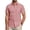 Pink, variant on Youclos Men's Short Sleeve Dress Shirts Casual Button Down Shirt Regular Fit