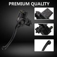 thumbnail image 4 of 7/8" Brake Master Cylinder for Honda TRX 250 300 350 450 FourTrax Rancher Foreman Rincon Recon Sportrax Front Right Brake Lever Replacement Black Honda Master Cylinder Black Honda Master Cylinder, 4 of 5