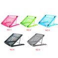 thumbnail image 4 of Matsuzay Soporte para tableta portátil de malla de acero, soporte plegable ajustable para ordenador portátil, soporte para Juegos de teclado y mouse para computadora Rojo, 4 of 8