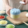 thumbnail image 3 of Household Manual Garlic Puller Garlic Manual Crusher Garlic Press Meat Grinder Kitchen Fruit Vegetable Tool Dumpling Gadget, 3 of 9