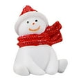 thumbnail image 3 of Floleo Xmas Resin Snowman Mini Snowman Figurines, Christmas Resin Snowman Decoration Miniatures Snowman Figurines Ornaments For DIY Crafts Christmas Micro Landscape Ornament, 3 of 3