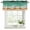 SeaGreen, variant on Blue Beige Ombre Curtain Valances for Windows, Kitchen Valance Window Treatments Panel 2 Pack, Moire Modern Geometric Aesthetics Rod Pocket Short Curtains for Bathroom Bedroom 60 x 18 Inch