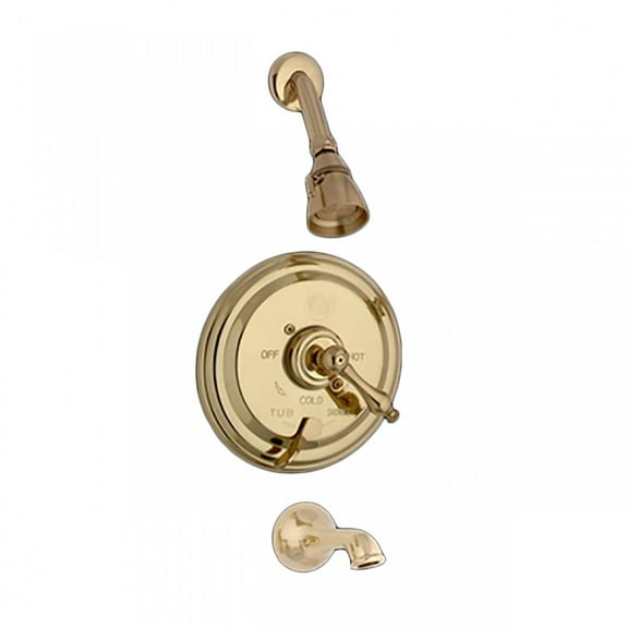 Brass 1 Handle Tub Faucet Shower Mixer Valve | Renovator's Supply