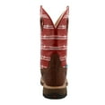 thumbnail image 5 of TWISTED X Adult Male 12in Western Work Boots, Color: Distressed Saddle & Ruby, Size: 10, Width: D, 5 of 7