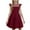 Red1, variant on ameIAEA Girls Dress Summer Ruffle Sleeve Mesh A Line Casual Party Dresses for Kids 4-14 Years
