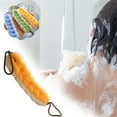 thumbnail image 5 of Large Super Soft Shower Back Scrubber | Extra Thick PE Material Back Brush with Hanging Rope | 30x8cm Bath Exfoliator for Deep Cleaning & Rich Lather, 5 of 7