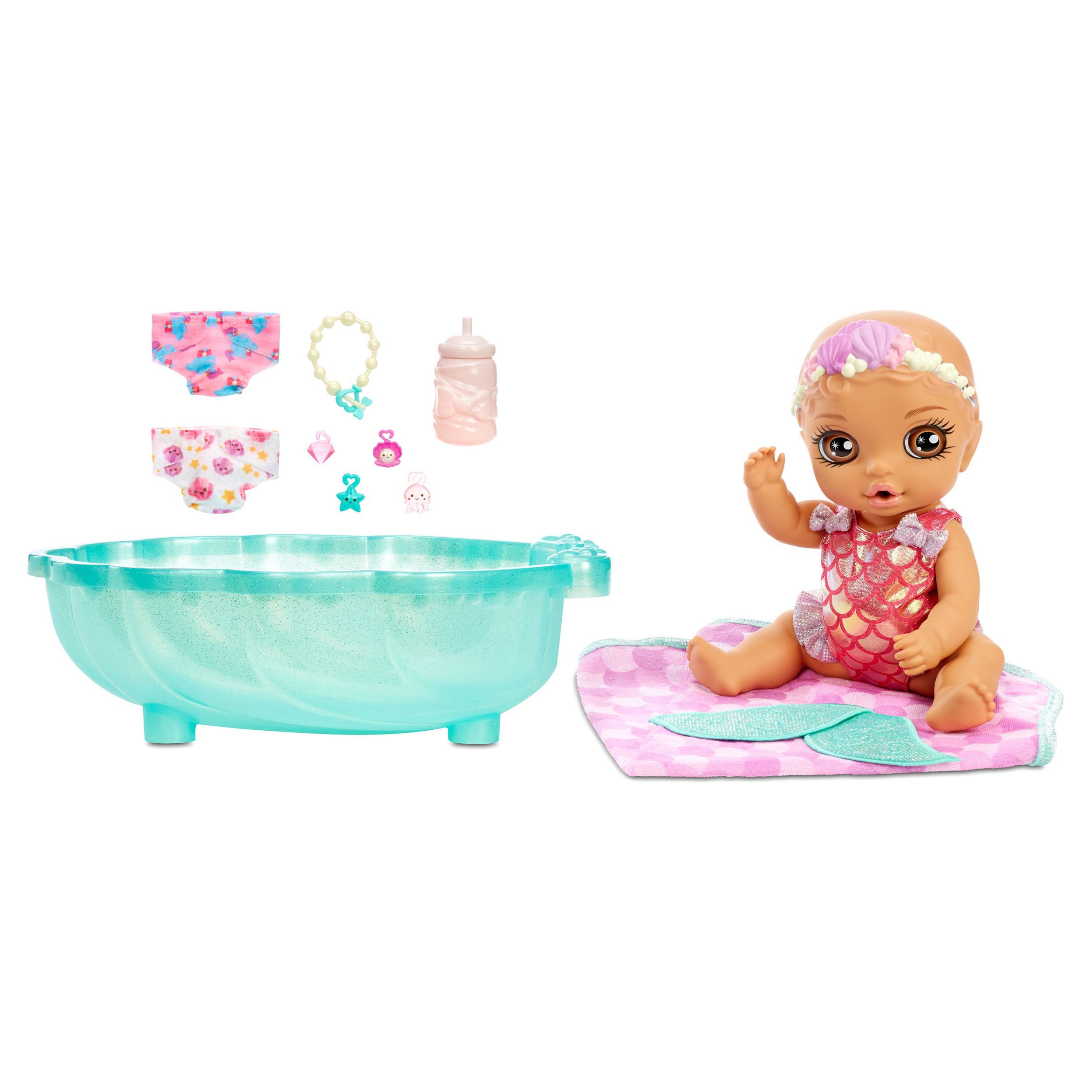 BABY born Surprise Mermaid Surprise – Baby Doll with Purple Towel and 20+ Surprises - image 7 of 7