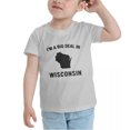 thumbnail image 3 of I'm A Big Deal in Wisconsin Cute Toddler T Shirts for Boys Girls (Gray, Youth S), 3 of 5