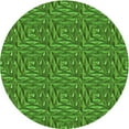 thumbnail image 1 of Ahgly Tapis Rond Lavable en Machine Intérieur Transitionnel Vert Pois, 5 Pieds Rond, 1 of 7