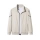 thumbnail image 4 of pstuiky mangas largas para hombre, Sudadera tipo cárdigan con cremallera y cuello alto de manga larga de color liso para hombre top de hombre xxxl, 4 of 8