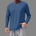 thumbnail image 2 of Dry Fit Long Sleeve Shirt for Men, Solid Color, Lightw8, Breathable, Pullover Top, Polyester Spandex, 1 Pc, 2 of 8