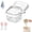 White, variant on Multifunctional Kitchen Hanging Sink Drain Basket Suction Cup (Gray) | Anti-Clogging,Transparent Visible Bin,Detachable,Washable,Compact Space-Saving Kitchen Sink Organizer