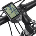 thumbnail image 2 of Ciclocomputador inalámbrico, odómetro y velocímetro de bicicleta grande, kilometraje a prueba de agua Negro kusrkot Computadora para bicicleta inalámbrica, 2 of 8
