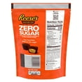 Reese's Zero Sugar Miniatures Chocolate Peanut Butter Cups Candy, Bag
