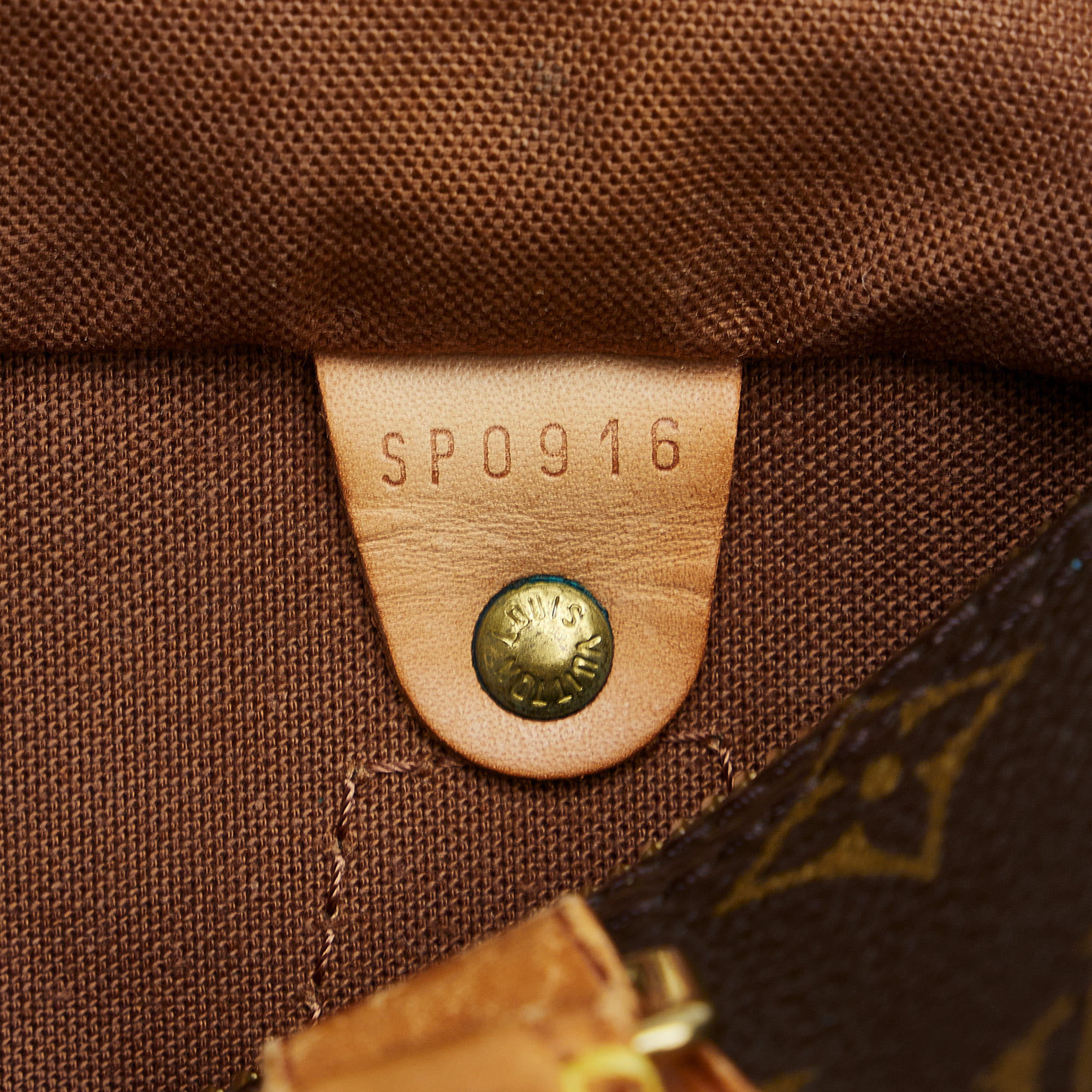 Louis Vuitton Damier Ebene Speedy 25 Boston Bag Leather ref.306670