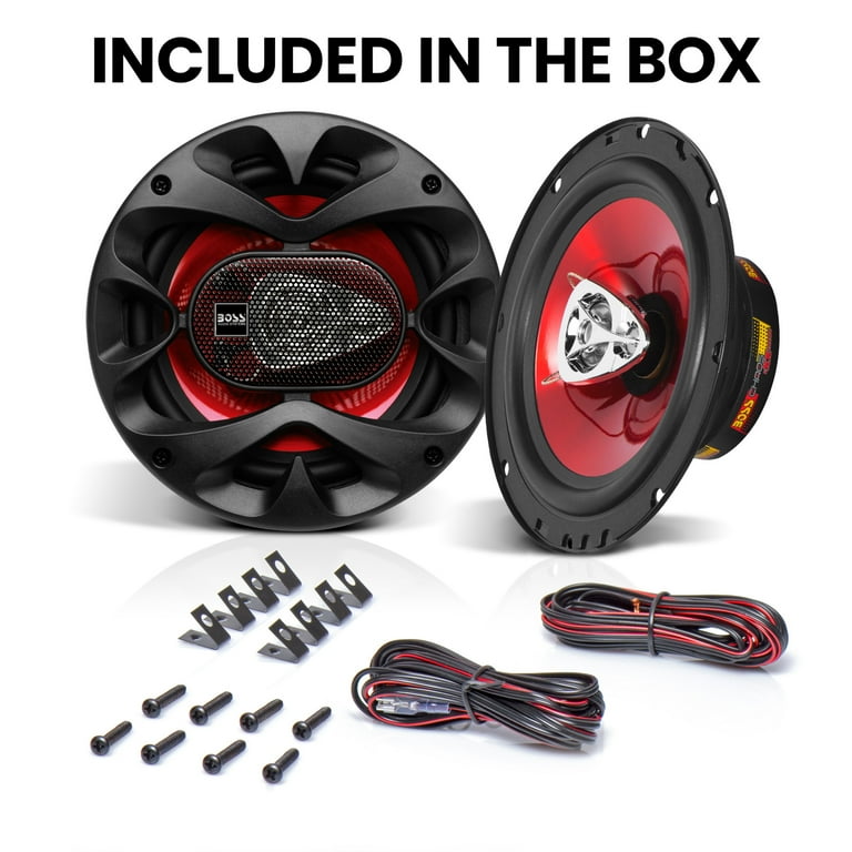 Boss Audio CH6530 Chaos Exxtreme 6.5" 300W 3Way Car Coaxial Audio Speakers, Pair