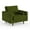 Forest, variant on Pemberly Row Contemporary Performance Velvet Arm Chair in Blue