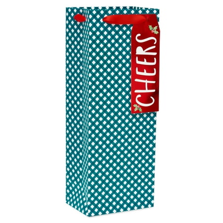 Pioneer Woman Small Christmas Gift Bag Cheers Design (1-Count)