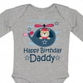 thumbnail image 4 of Inktastic Happy Birthday Daddy Cute Boy Boys Long Sleeve Baby Bodysuit, 4 of 5