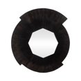 thumbnail image 2 of Sagebrook Home Modern Round Mirror, Black, Crafted with Mango Wood and Glass, Versatile Geometric Wall Decor for Bathroom, 2 of 8