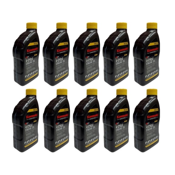 Proven Part 12-Pack Kawasaki Ktech 4-Cycle Engine Oil Sae30 1 Qt Bottles- 99969-6281