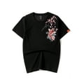 thumbnail image 7 of Niepce Inc Japanese Streetwear Red Fish Graphic Embroidery T-shirts (Men's), 7 of 7