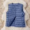 thumbnail image 4 of Kaemgyyd Women's Quilted Puffer Vest Plus Size Sleeveless Lightweight Zip up Jacket Winter Warm Coat Outerwear, 4 of 7