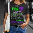 thumbnail image 4 of Monster Trucks Are My Jam 7Th Birthday Boy 7 Years Old Unisex TShirt, 4 of 6