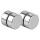 thumbnail image 1 of 1 par de aretes magnéticos redondos Punk para hombre Gao Jiahui unisex, 1 of 2